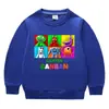 Suéter de cuello redondo de manga larga para niños y niñas, ropa de estilo coreano con dibujos animados de primavera y otoño de 2023, de algodón, para bebés, pequeños y medianos.