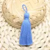 Algodón Puro Sencillo Colgante Oreja Pequeño Borla 6cm Cuerda para Empaque de Regalo Textil Hogar Accesorios Ropa Sombrero Cortina Decoración