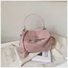 Bolso de mano de estilo casual transfronterizo, nuevo bolso tote vintage de gran capacidad para mujer, versátil bolso de hombro y cruzado, moderno