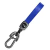 Llavero de PU llavero unisex cadena de cuerda para llave de coche de metal creativa colgante venta al por mayor transfronteriza