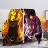 Cobertor de Flanela Mais Vendido Internacionalmente Naruto Organização Cobertor Impresso em 3D Cobertor de Soneca para Sala de Estar Infantil