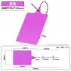 Etiqueta de Plástico Colgante 100*100 Integrada con Tarjeta Zhongtong Yunda Anneng Etiqueta de Identificación Etiqueta de Etiqueta de Lazo de Cable para Entrega Express
