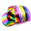 Nuevo Sombrero Arcoíris para Mujer Gorra de Béisbol Hip-Hop Completamente de Cuero Sombrero para el Sol Sombrero para Hombre de Comercio Exterior T739