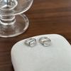 Aretes Cuadrados de Aguja de Plata Diamante Súper Flash Pendientes Simples para el Trabajo de Alta Gama Pendientes Elegantes de Lujo Ligero Estilo Celebridad de Internet para Mujer