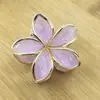 Europeu e Americano transfronteiriço cor glitter ovo flor grampo de cabelo flor pinça lateral das mulheres meia garra de volta cabeça tubarão clipe