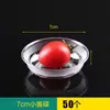 Juego de cuenco y cuchara de cristal desechable, cuenco transparente de plástico engrosado para postre y sopa, vajilla para banquetes y uso doméstico, cuenco para llevar