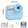 La cámara infantil Polaroid puede tomar fotos, grabar videos e imprimir en color, lo que la convierte en un juguete interactivo y un regalo de cumpleaños para estudiantes y niños.
