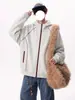 Cárdigan con capucha de peso pesado estilo americano Hsu line deconstruido para hombre, marca de tendencia de alta costura de otoño, chaqueta con capucha fresca y deportiva