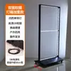 Painel Luminoso Vertical com Iluminação Dupla Face, Recarregável para Exterior, de Chão, Móvel, à Prova d'Água, Filme Suave UV, Caixa de Luz para Publicidade em Lona