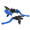 Bomba de Freno Modificada para Motocicleta Todoterreno Bomba Superior de Freno de Disco CNC 7/8 22mm Hoja de Arce Manillar de Embrague Ajustable
