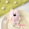 Broche Fofo de Filhote West Highland Vestido Coração de Menina Acessórios para Bolsa Desenho Animado Pelúcia DIY Acessórios para Cabelo Acessórios para Roupas