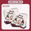 Guardanapos Estampados de Gnomo de Natal Xadrez Vermelho e Preto Guardanapos de Papel Descartáveis de Natal Suprimentos para Decoração de Festa