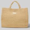 Bolsa de Hombro Casual Urbana Nueva de Verano para Mujer de Paja Tejida a Mano de Rafia
