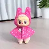 Solo ropa] la primera y segunda generación Labubu muñeco tela tela colgante correa falda sentada fiesta ángel lazo adorable