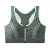 Sujetador Deportivo Transpirable de Talla Grande para Verano con Cierre Frontal para Correr Yoga Fitness Top Cruzado Color Sólido Ropa Interior
