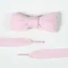 Cordones Planos Kurokin de Color Sólido de una Sola Capa de Poliéster-Algodón de 1.5 cm de Ancho Adecuados para Zapatos Deportivos, Tenis, Cordones para Cintura de Bricolaje