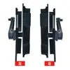 Acessórios para ventilador de pressão negativa push-pull: mecanismo push-pull, haste de suporte, janela de saída de ar, peças plásticas, pás do ventilador, roda de alumínio, disco, polia