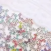Acessórios para Unhas com Poá e Laço Colorido Estilo Coreano, Laço Tridimensional Versátil Transparente Gelo, Presilha de Unha Usável, Decoração de Resina