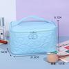 Bolsa de Cosméticos de Gran Capacidad Transfronteriza, Nueva Bolsa de Almacenamiento Linda y Sencilla, Neceser de Viaje Portátil para Mujer con un Toque de Lujo