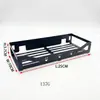 Estante de hierro colgante para puertas de gabinetes, estante de almacenamiento de especias para puertas de gabinetes de cocina con ganchos, estante de condimentos montado en la pared, personalizable