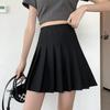 (Estendido + Calças + Zíper + Botões) Saia Plissada Saia Uniforme Jk Saia Primavera e Verão Saia Curta Outono e Inverno