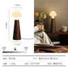 Luminária de Mesa Criativa Nova de Madeira Maciça para Designer 2026, Estilo Madeira Natural, Luminária de Cabeceira para Quarto com Atmosfera de Alto Padrão, Luminária Minimalista