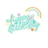Bolo Decorativo Estrela de Assar Arco-Íris Plug-in Festa Crianças Assar Plug-in Aniversário
