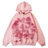 Marca de Moda de Outono Transfronteiriça Hip-hop Street Graffiti Moletom Masculino e Feminino Retrô Casual Esportivo Suéter para Casais