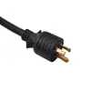 Cable de Alimentación de Tres Conductores Estándar Americano con Enchufe de Bloqueo L7-30P, Antidesprendimiento, Alta Potencia, Resistente a Altas Temperaturas, Cable de Extensión Estándar Americano