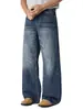 Ropa de Hombre Fengshe / Nuevo de Primavera 2026 Estilo Niche High Street Americano Jeans Holgados de Línea A Vintage Desgastados