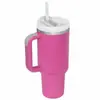 Copo de Carro de Segunda Geração Transfronteiriço 40oz Aço Inoxidável 304 Copo Térmico Grande Capacidade Copo com Canudo Copo de Gelo com Alça