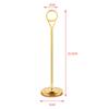 Pinza para Plato de Restaurante Soporte para Tarjeta de Asiento de Mesa de Boda Acero Inoxidable Pinza de Gota de Agua Soporte para Número de Mesa de Banquete de Boda