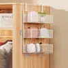 Estante de Almacenamiento para Armario, Cesta de Almacenamiento para Bolsos, Estante Lateral para Gabinete, Organizador de Ropa Interior y Ropa, Cesta Colgante para Armario