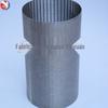 Elemento Filtrante de Fio em Forma de Cunha Elemento Filtrante de Vela de Aço Inoxidável 20 Mícron Dispositivo de Leito Misto Tela de Tubo de Filtro