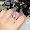 Anillo de Boda Set para Amantes Versa Grace Mujer Chapado Oro 18K Circonita Micro Conjunto Anillo Combinado