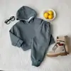 Conjunto de sudadera con capucha para niños, sudadera tie-dye de moda para niños y pantalones de chándal, conjunto de dos piezas con sudadera con capucha tipo pullover para bebé, otoño e invierno