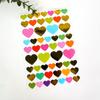 Adesivos de amor transfronteiriços coloridos em dourado estrela de cinco pontas Inglês DIY acessórios diário decorativo adesivos estrela