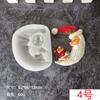Molde de Silicona Nuevo Papá Noel 2022 Molde de Luna diy Gota Pegamento Decorativo Molde para Hornear Chocolate