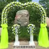 Arco de Flores para Casamento Arco de Flores de Seda Novo Modelo para Evento de Celebração de Inauguração de Loja Decoração de Arco de Casamento Arranjo de Flores Suporte de Flores