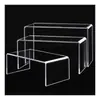 Bubble Mart Caja Sorpresa Soporte de Exhibición Acrílico en Forma de U Estante de Almacenamiento Transparente Estante de Exhibición para Zapatos y Bolsos
