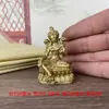 Estátua de Bronze do Deus da Riqueza para Adoração, Estátua de Buda Totalmente em Cobre para Sala de Estar Decoração de Casa, Ornamento de Cobre para Abertura de Loja de Escritório
