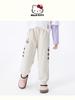 Pantalones Jogger Casuales de Otoño para Niñas 2025 Nuevo Estilo Ropa Infantil con Pequeños Adornos Florales Mayoreo