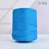 Ligero de 3 mm de Grosor Hilo Hueco Hilo de Seda de Hielo Bolso Tejido a Mano con Ganchillo Cojín Hilo para Sombrero de Sol de Verano