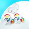 Parche adhesivo suave de unicornio para celebrar Internet, accesorio para horquillas, funda para teléfono móvil, caja de almacenamiento para vasos de agua, agujero para zapatos, hebilla, pasta decorativa.