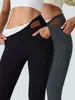 Fábrica de Origem Leggings Pontilhados Mais Vendidos da Amazon com Forro de Lã de Cordeiro, Cintura Alta, Emagrecedores, Quentes e Justos