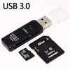 Lector de Tarjetas USB 3.0 Tarjeta TF Adecuado para Cámara Tarjeta SD Alta Velocidad 2.0 Dos en Uno Portátil OTG Computadora Lector de Tarjetas