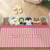 Capachos de Entrada com Desenhos de Animais Pequenos, Resistentes a Manchas e Fáceis de Cuidar, Capachos de Fio de PVC Cortáveis, Capachos de Porta de Entrada