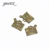 YuenZ DIY vintage liga acessórios de joia mala pingente fábrica direta 13 * 17MM J307