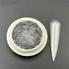 Pó Espelho Mágico para Nail Art Glitter Ultra Fino Cor Laser Pó Aurora Brilho Transfronteiriço Novo Produto Chamativo para Decoração de Unhas