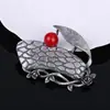 Broche Vintage de Aleación Transfronterizo, Accesorios de Ropa de Lujo Ligero, Joyería de Pin, Broche de Perlas